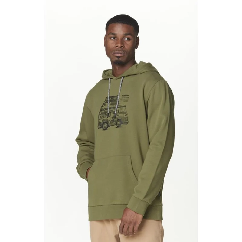 Picture - D&S DOGTRAVEL HOODIE -Army Green - Herren