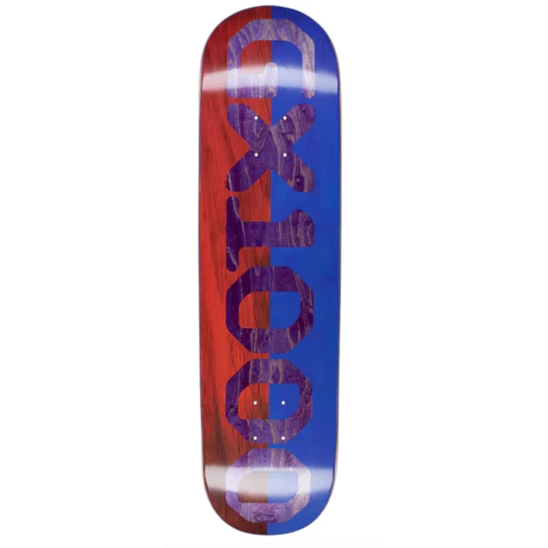 Split Veneer Red/Blue Deck