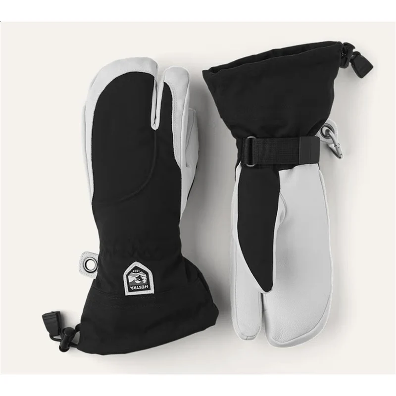 Hestra Heli Ski Female 3-Finger black/offwhite