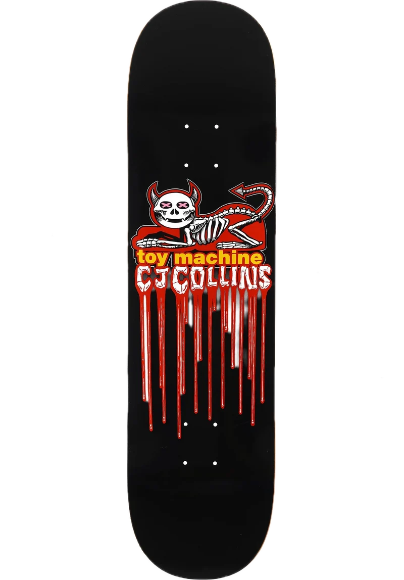 Toy Machine Collins Devil Cat Skeleton Deck