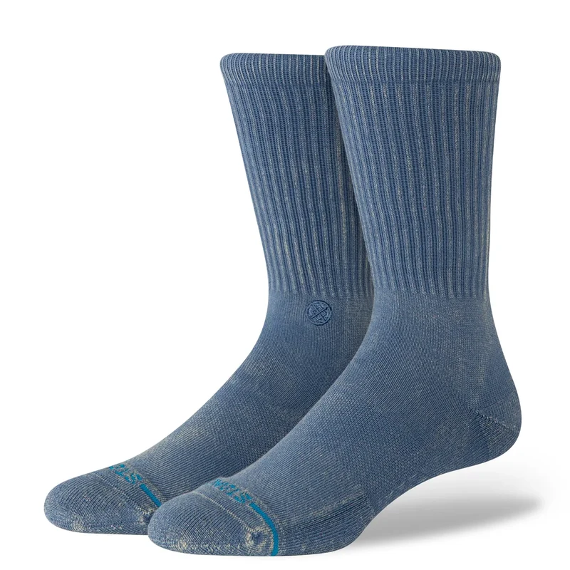 Stance Icon Dyed Crew Sea Blue