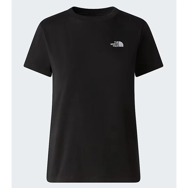 The North Face Damen Evolution Simple Dome schmal geschnittenes T-Shirt Schwarz