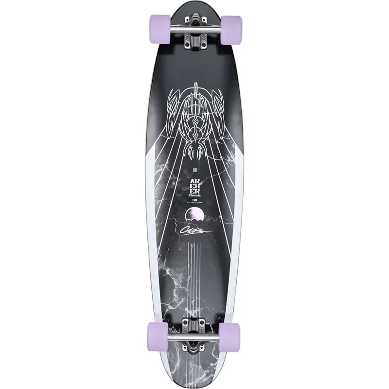 Globe Archer Classic Bamboo Purple Longboard Complete