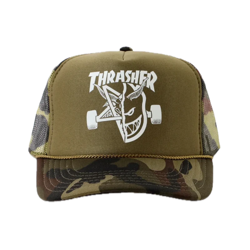 Thrasher x Spitfire Thrash and Burn Trucker Hat