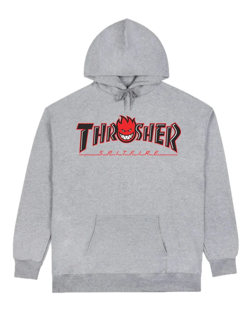 Thrasher x Spitfire Big Head Outline Hooded Sweater