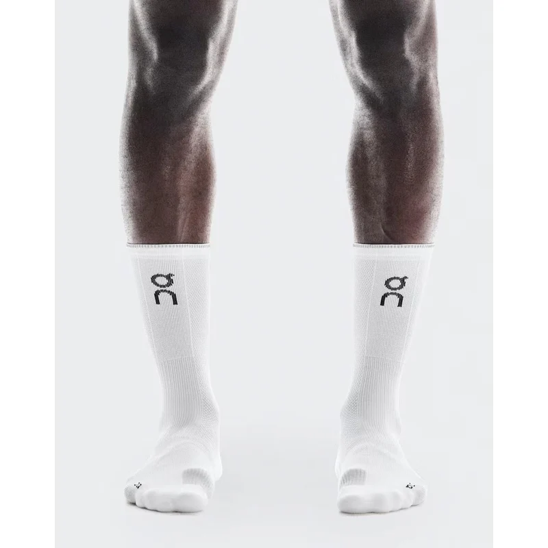 ON Performance Run Sock High White / Glacier