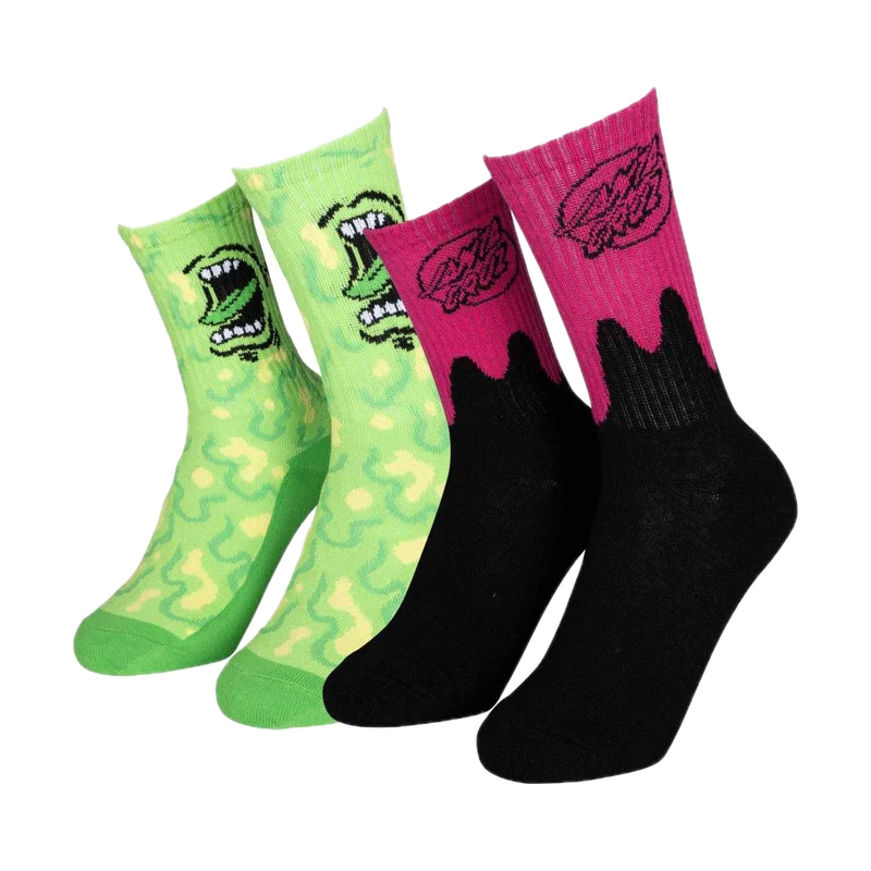 Santa Cruz Youth Slime Sock (2 Pack)