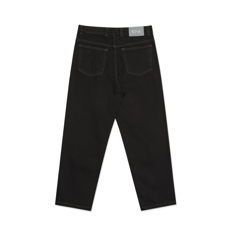 Polar Skate Co '93! Pants Contrast Stitching Black Dark Olive