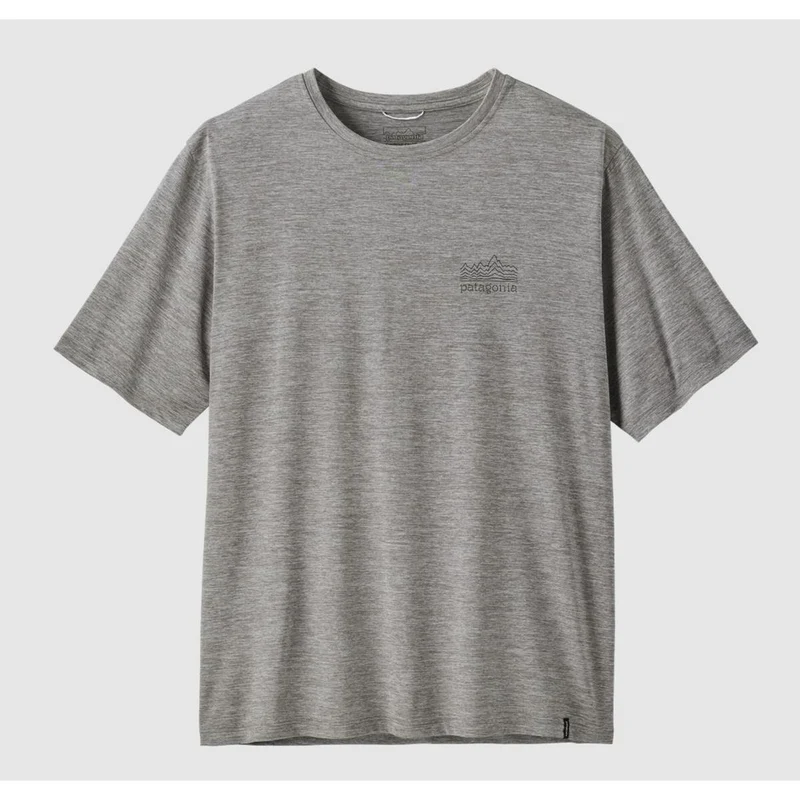 Patagonia M Cap Cool Daily Shirt - Strataspire feather grey Herren T-Shirt