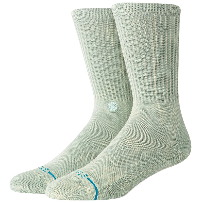 Stance Icon Dyed Crew Seagreen
