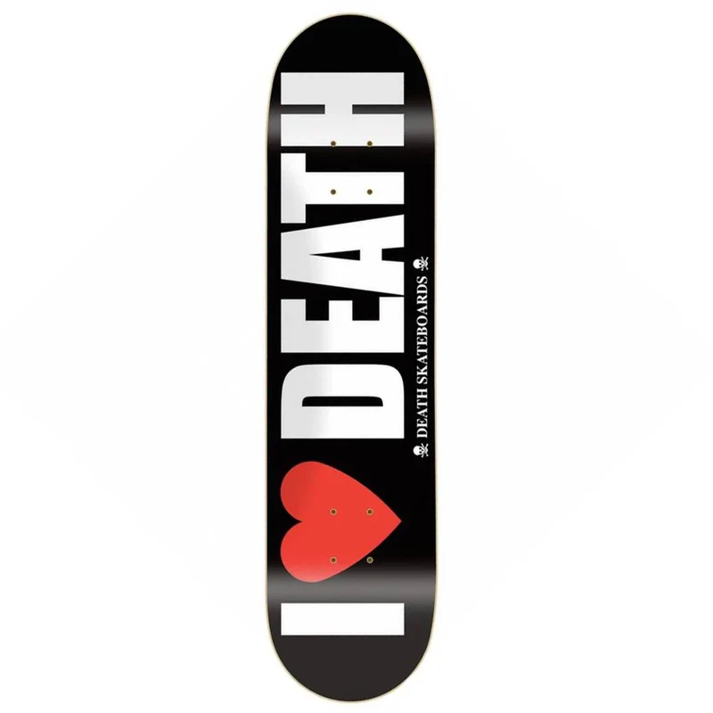 Death Skateboards I heart death