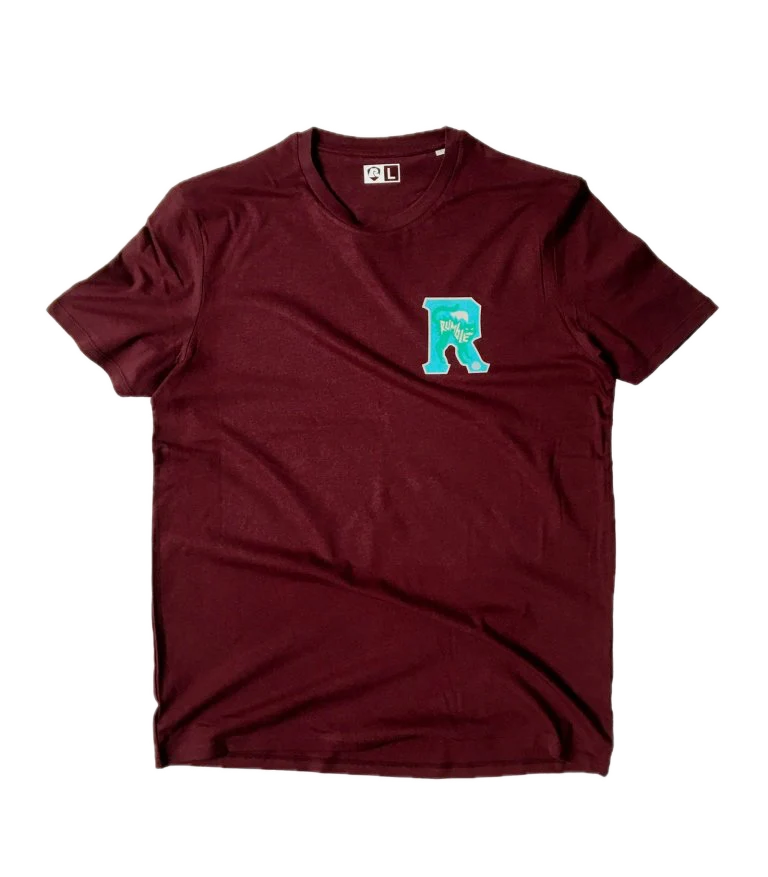 Rumble Cat Icon Dark Cherry T-Shirt