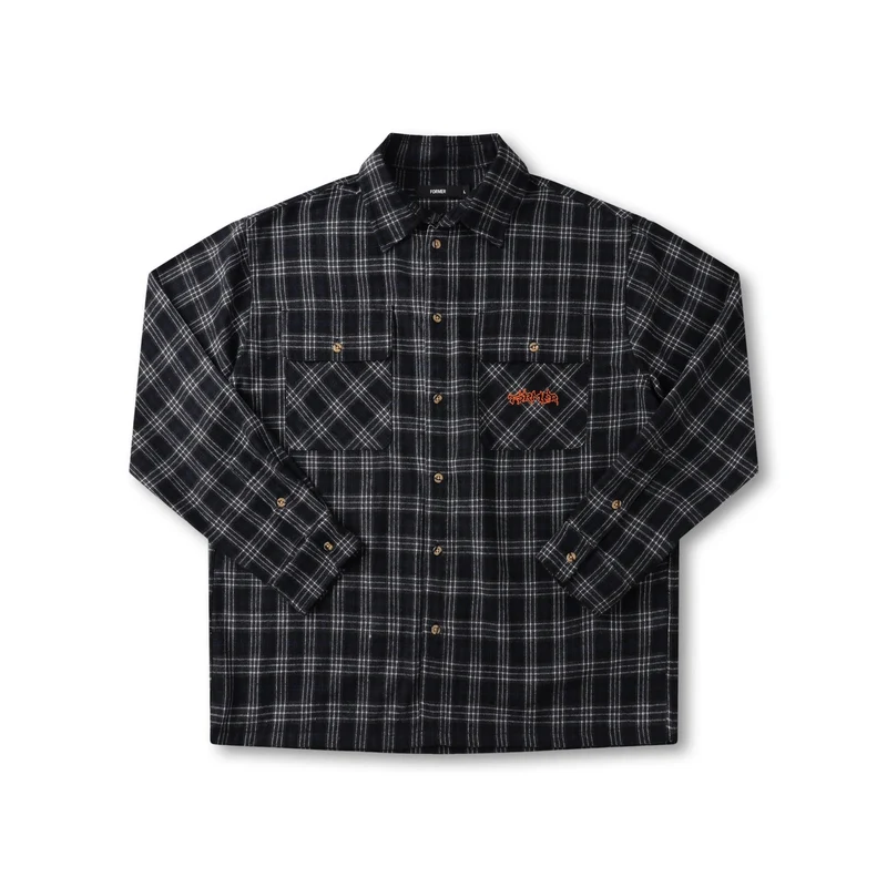 Former Vivian Flannel LS Shirt Black