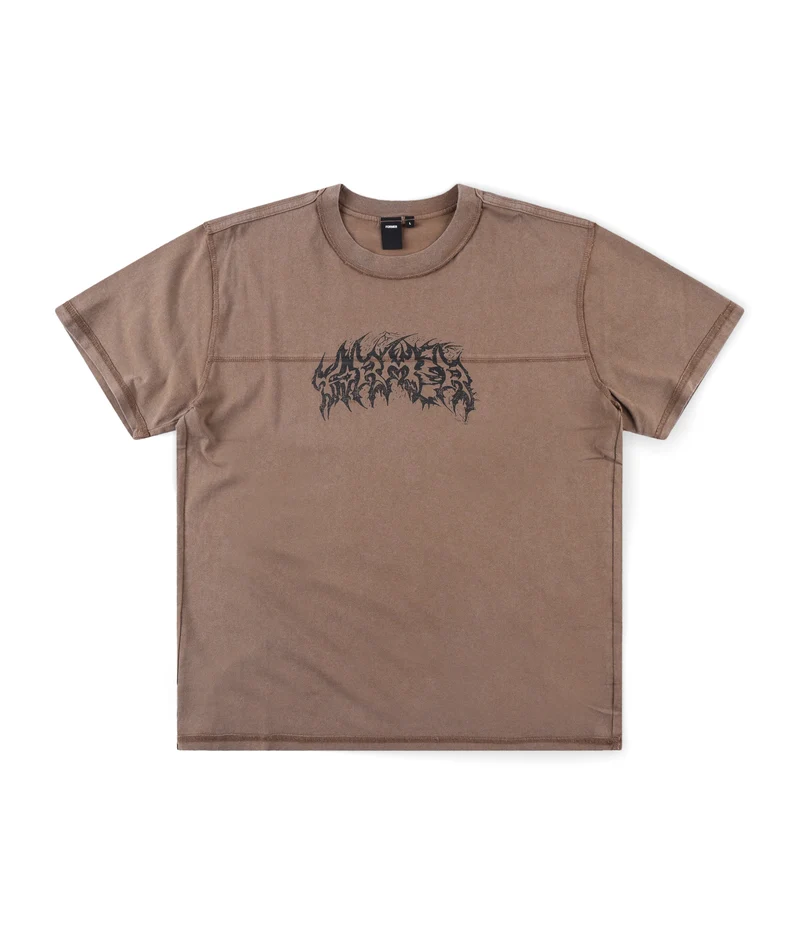Former Praise T-shirt Washed Choc