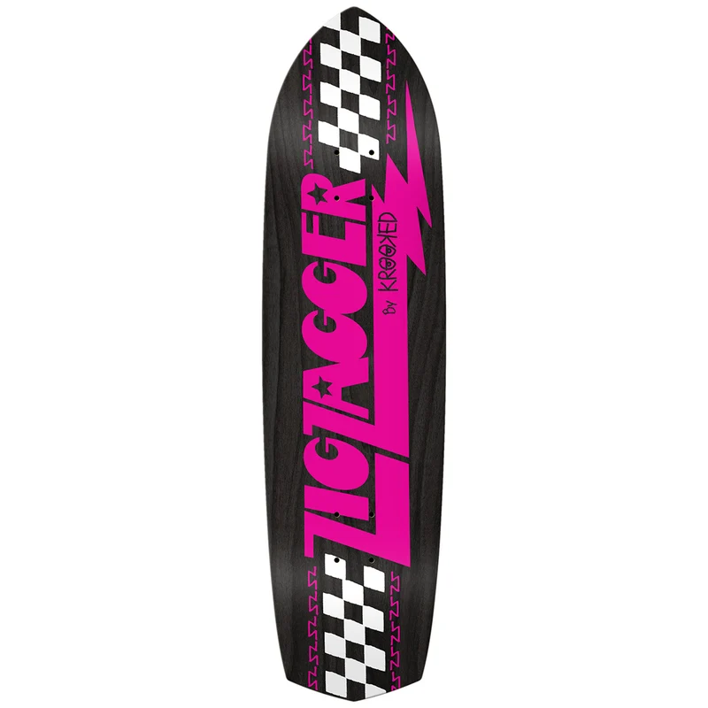 Krooked Zip Zagger OG Graphic Recolor Skateboard Deck