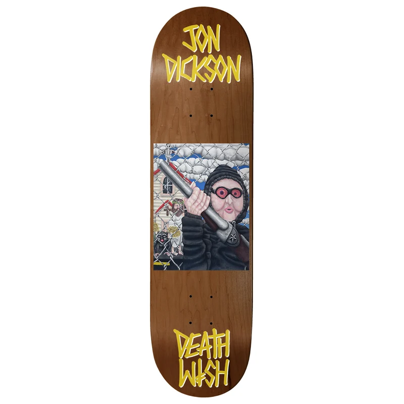 Deathwish Jon Dickson Red Dawn Skateboard Deck