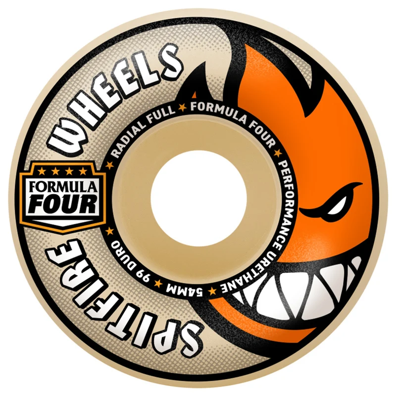 Spitfire Formula Four Radial Full Wheels Natural 99D