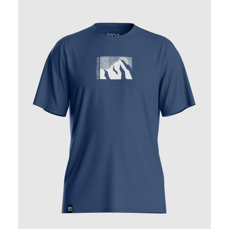 Ortovox 120 Cool Tec MTN Sun TS M blue nunatak Herren T-Shirt