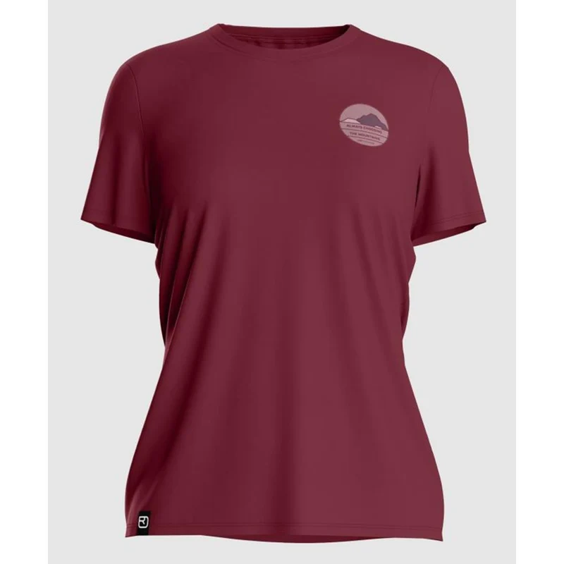 Ortovox 120 Cool Tec Choose MTN TS W red malbec Damen T-Shirt