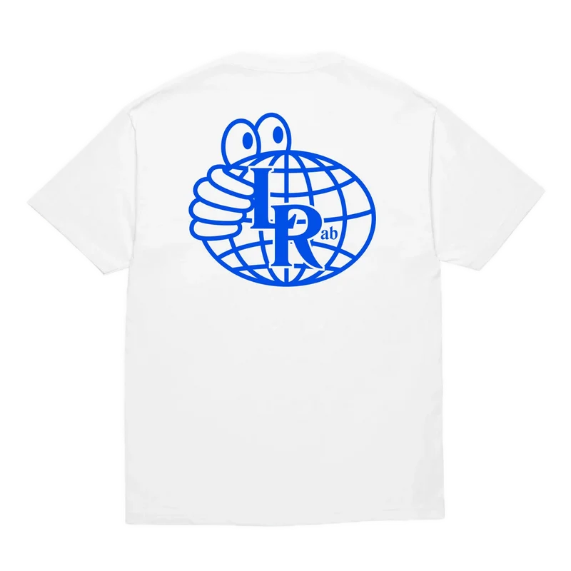 Last Resort AB Atlas Monogram SS Tee White Reflex Blue