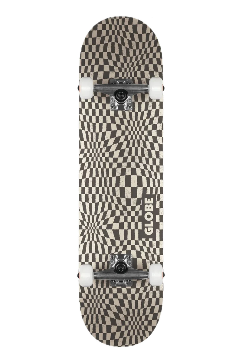 Globe G0 Checked Out Black Off-White