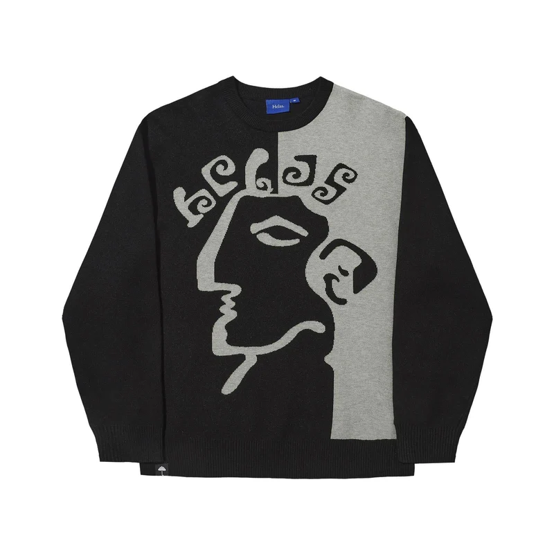 Hélas Caps Dieu Grec Crewneck Knit