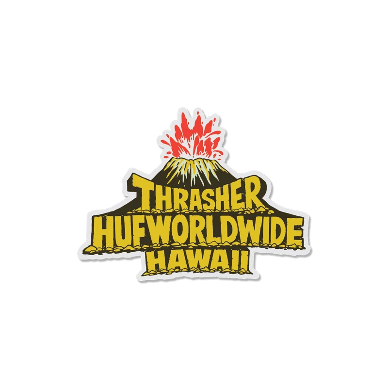Huf X Thrasher Meltdown Sticker