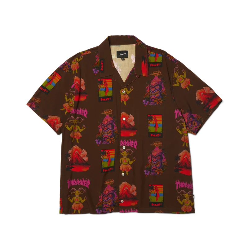 Huf X Thrasher Hawaiian Shirt