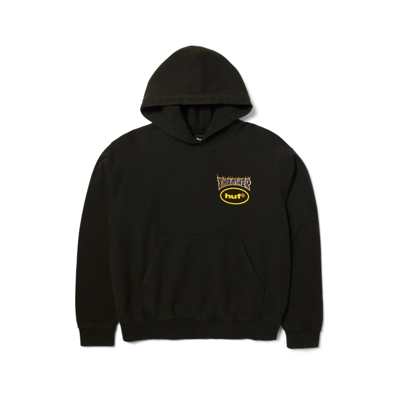 Huf X Thrasher Meltdown Heavyweight Hoodie