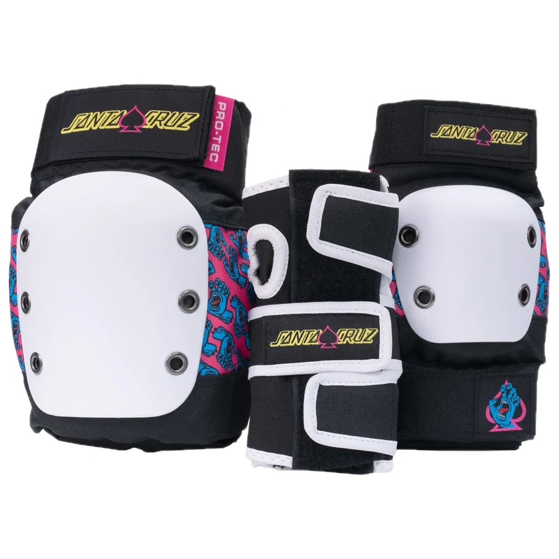 Pro-Tec Pads X Santa Cruz Street Gear Junior 3 Pack