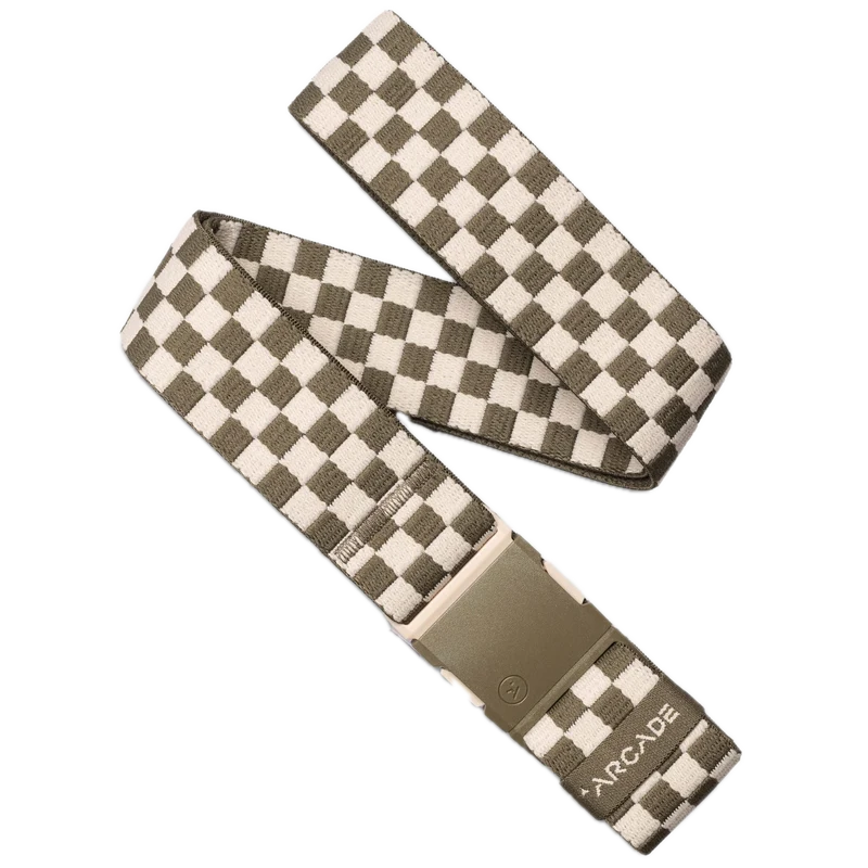 Arcade Belts Check Crocodile khaki