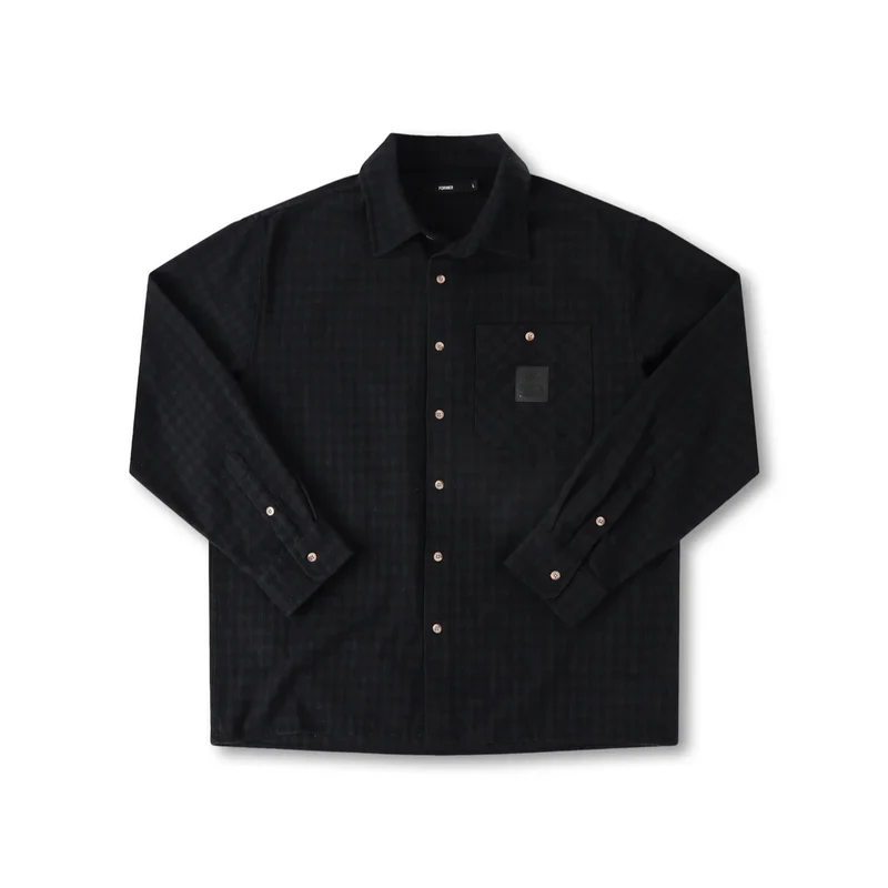 Former Merchandise Crux Flannel LS T-shirt Black