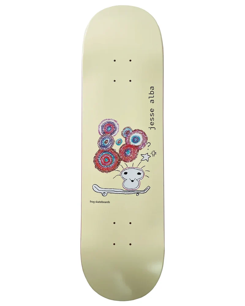 Frog Skateboards Jess Alba Deck Yellow