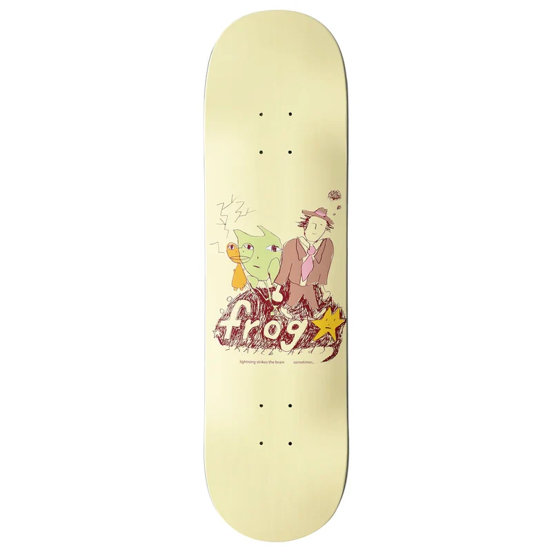 Frog Skateboards Lightning Strikes The Brain, Sometimes... Deck