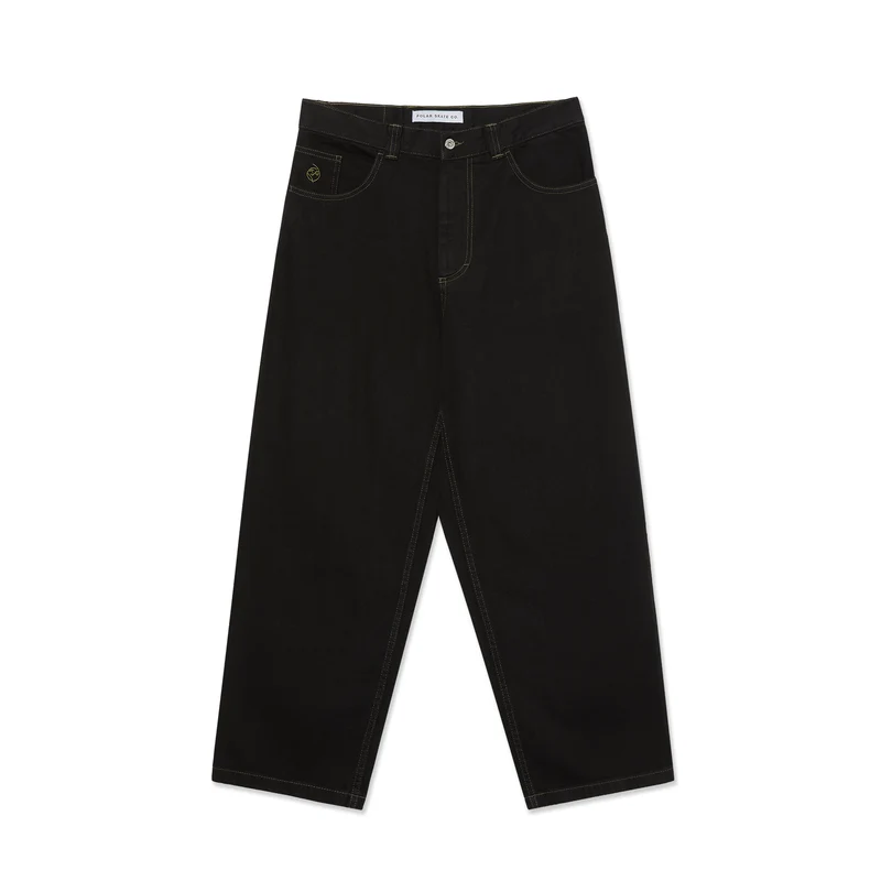 Polar Skate Co Big Boy Pants Black Dark Olive