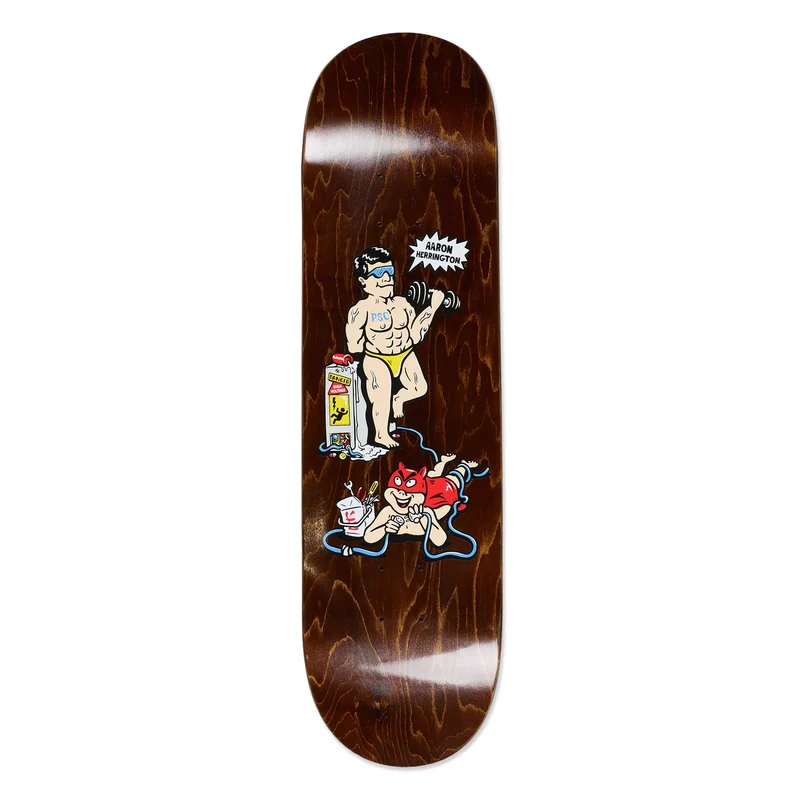Polar Skate Co Aaron Herrington Pumping Iron deck