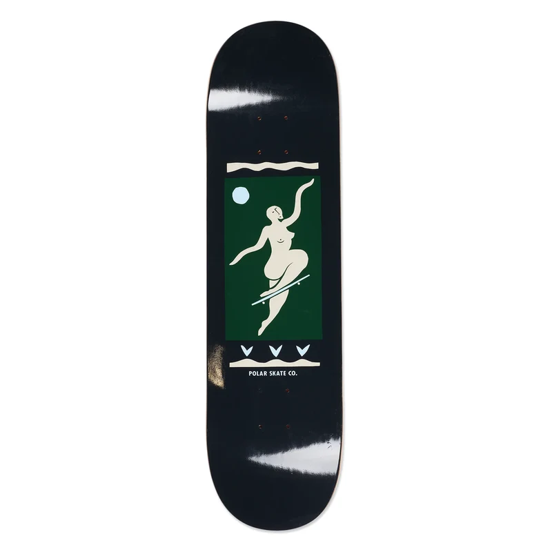 Polar Skate Co Team No Comply Charcoal deck