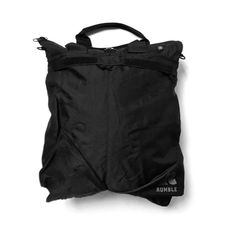 Rumble helmet backpack black