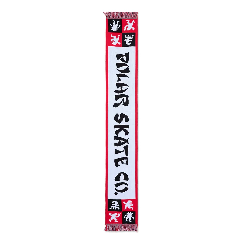 Polar Skate Co Football Scarf Checkers