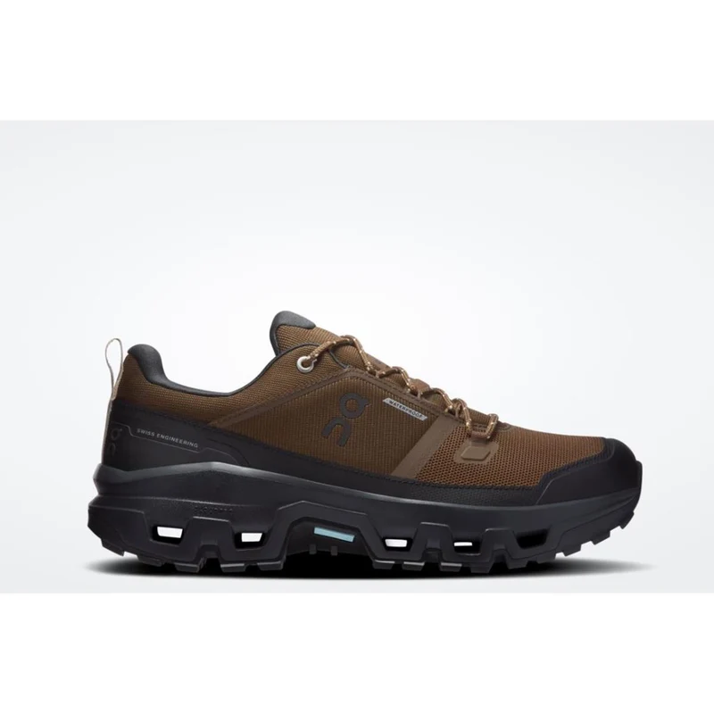 ON Cloudrock Low Waterproof Men earth black