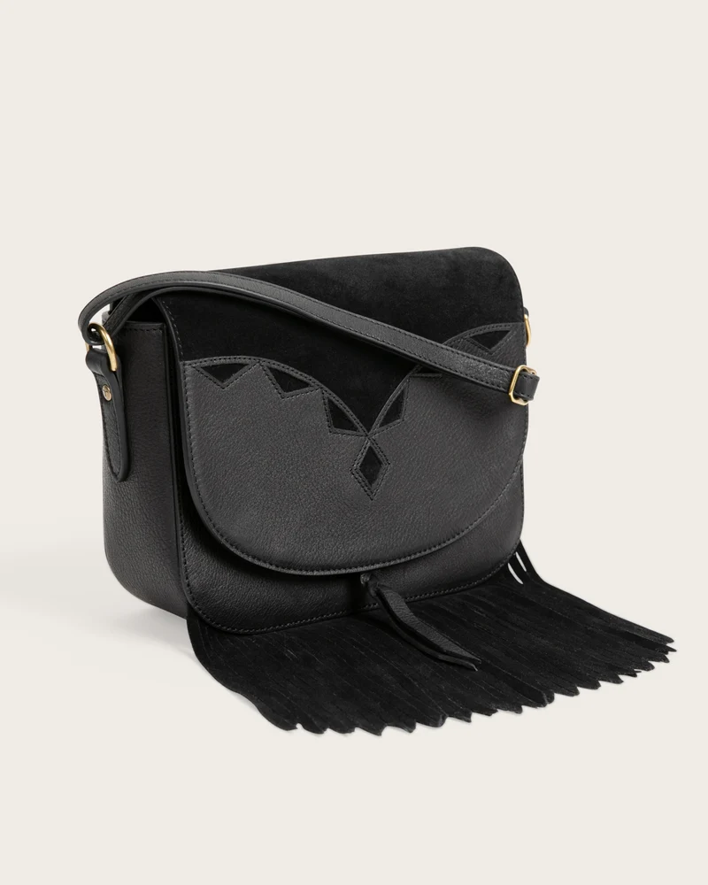 Sunny Mini Fringe Saddle Bag