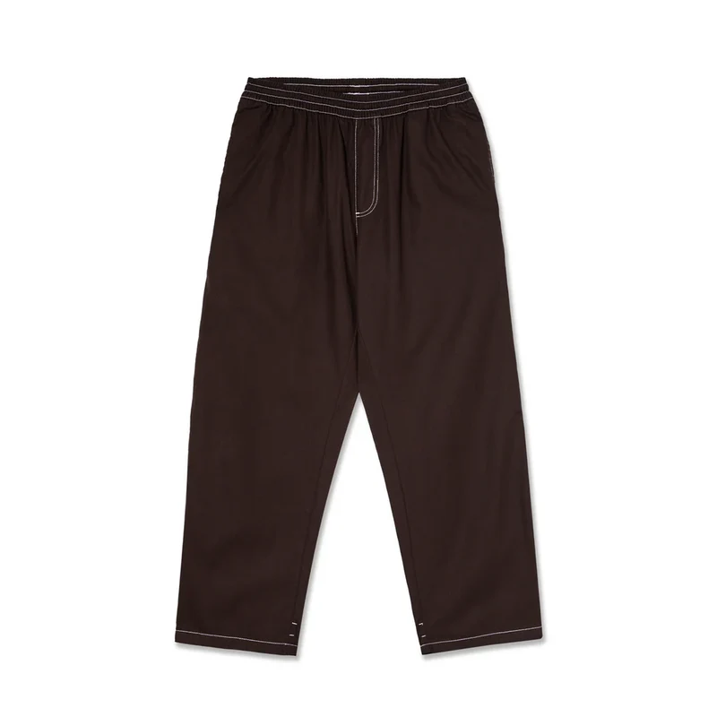 Polar Surf Pants Contrast Chocolate White