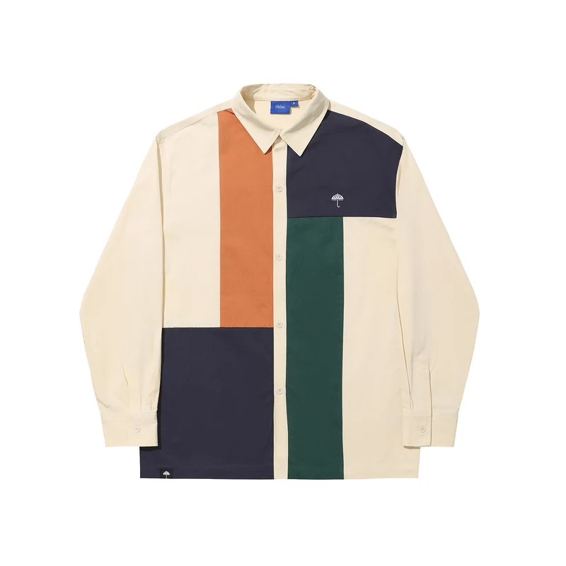 Hélas Caps Blocchi LS Shirt Multico