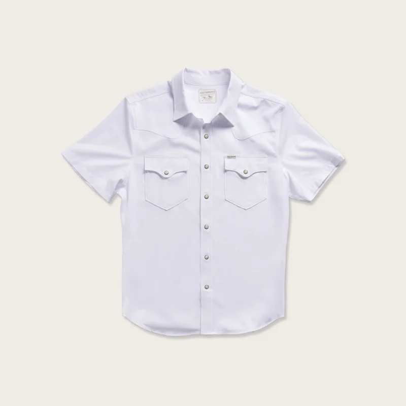 Men's Performance Western Pearl Snap Short Sleeve