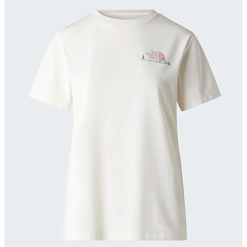 The North Face Monte Regular SS Tee Damen graphic white dune