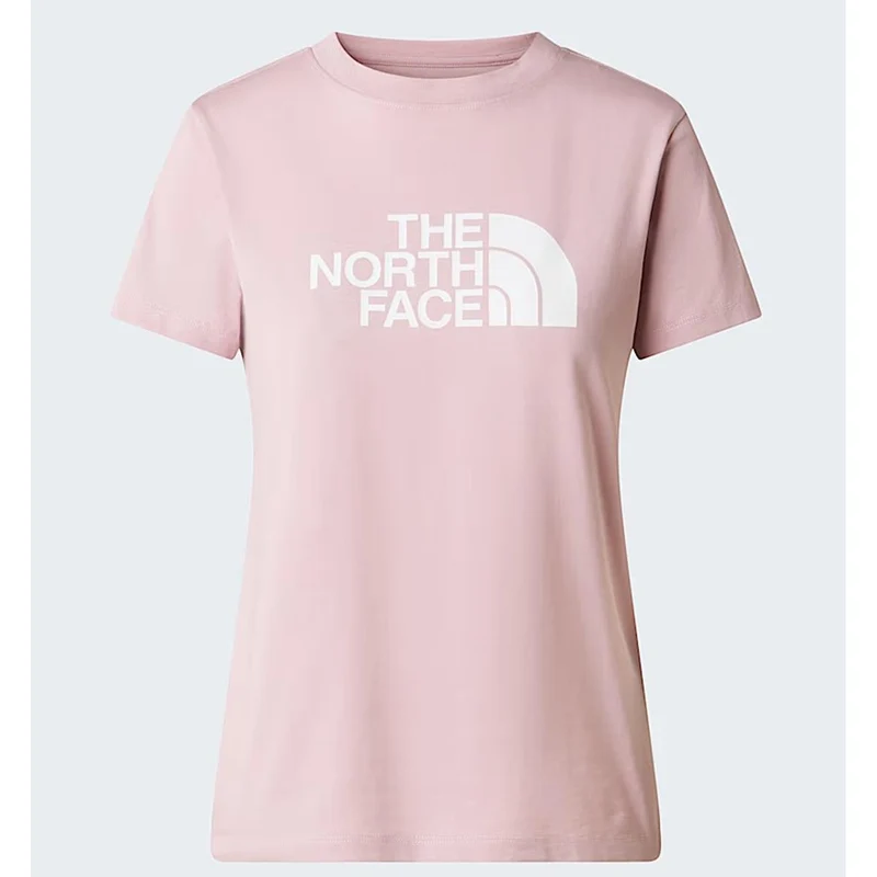 The North Face Evolution Half Dome schmal geschnittenes T-Shirt für Damen Metal Pink