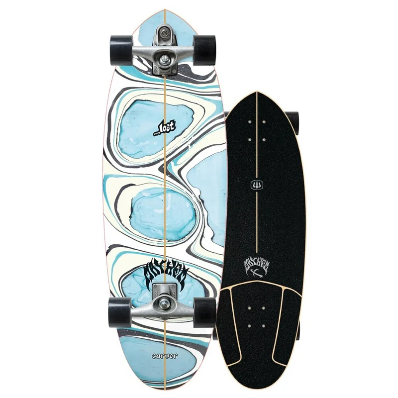 Carver X Lost Quiver Killer 32" Surf Skate Complete - Trucks C7 Raw