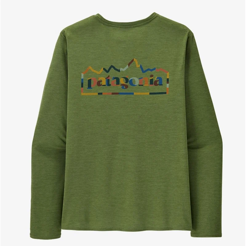 Patagonia M L/S Cap Cool Daily Graphic unity fitz terrain green Herren Longsleeve