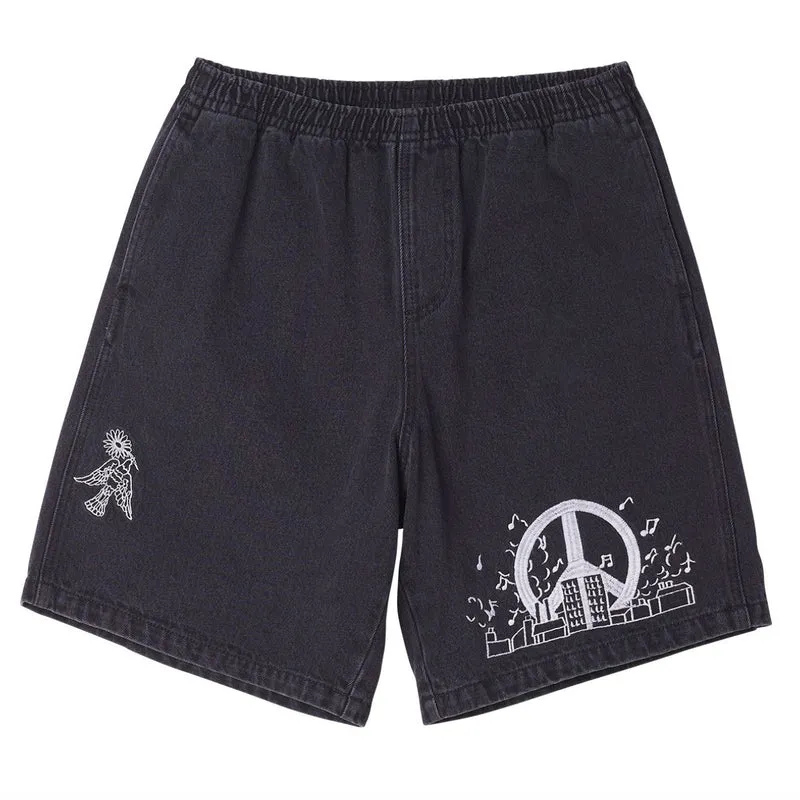 Easy denim noise short