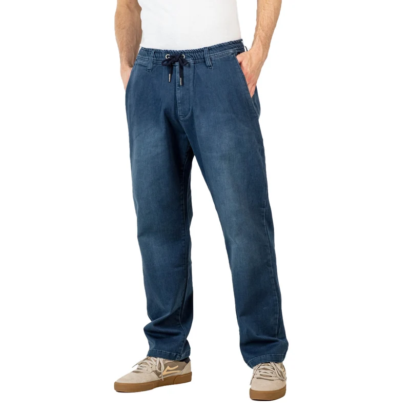 Reflex Loose Chino Smoke Blue Knit
